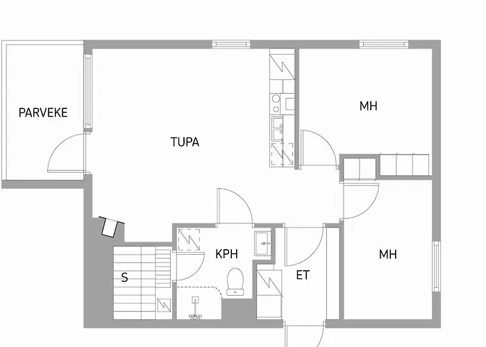 Porokello, Talvikaudella 2 Hissilippua, 2 Skilift-tickets In Winter Huoneisto